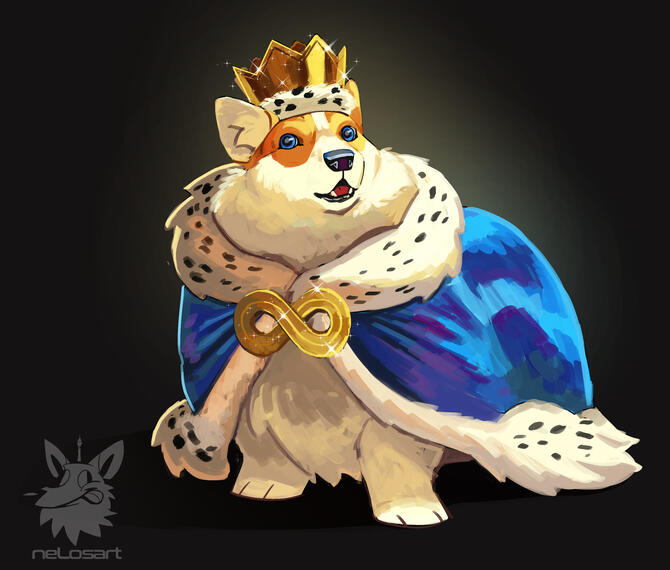 Corgi president, of course I'm his number 1 fan (and the only one)