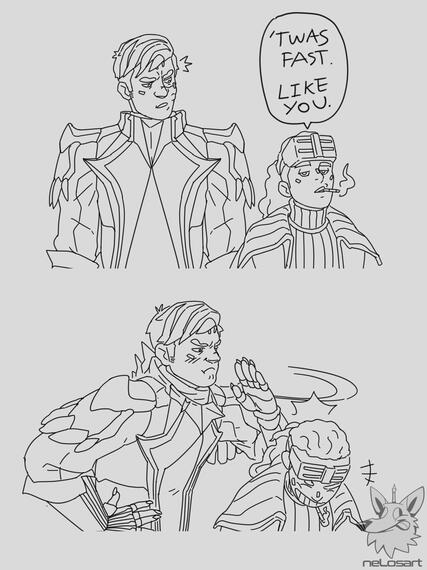 Operator OCs, they're young adults, Higgs (the small one) is kinda dirty minded