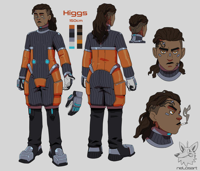 Higgs micro character sheet that's been incomplete since forever