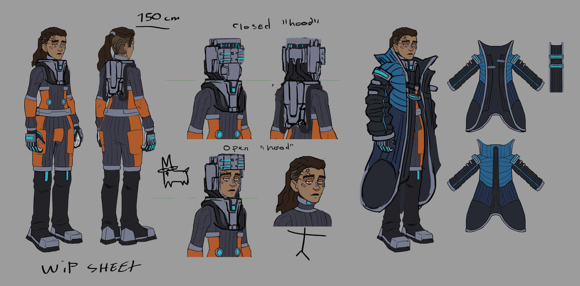 Even older design of Higgs, the attire has not changed much.