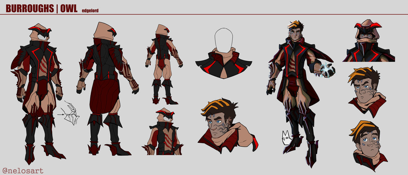 Old design sheet for Burroughs