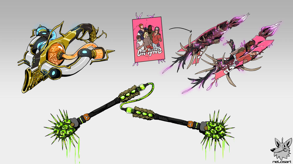 Turned tennotober prompts into weapons